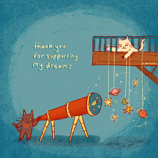 Supporting dreams print